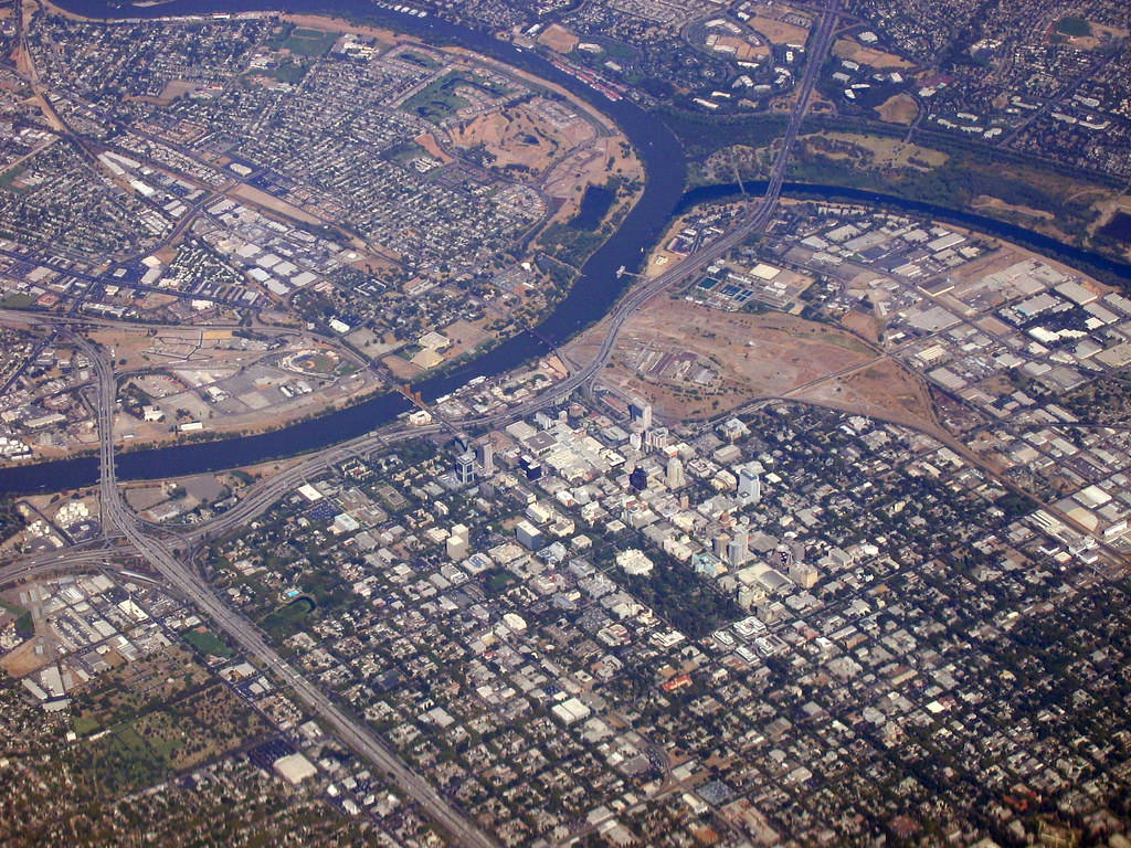 Sacramento California From Above