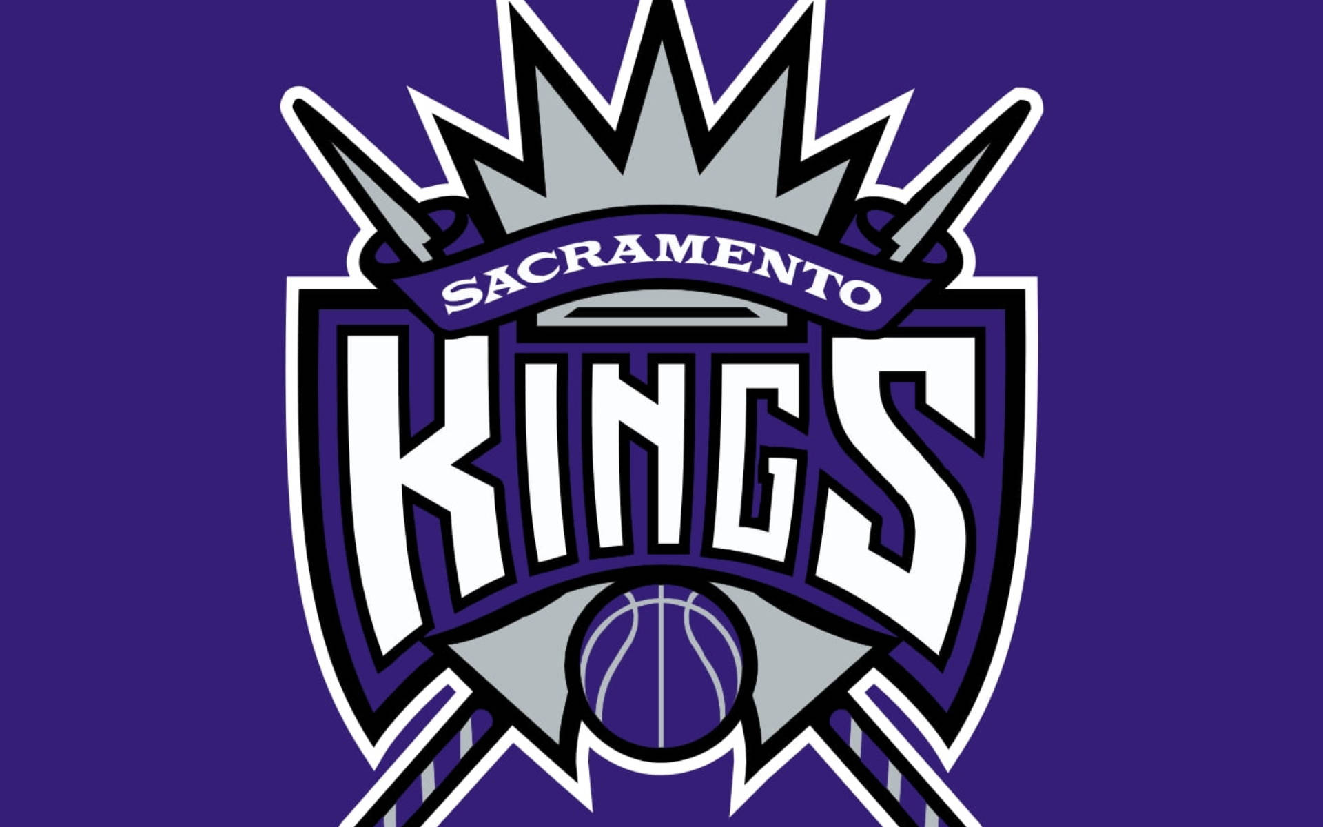Sacramento Kings Logo On Violet Background