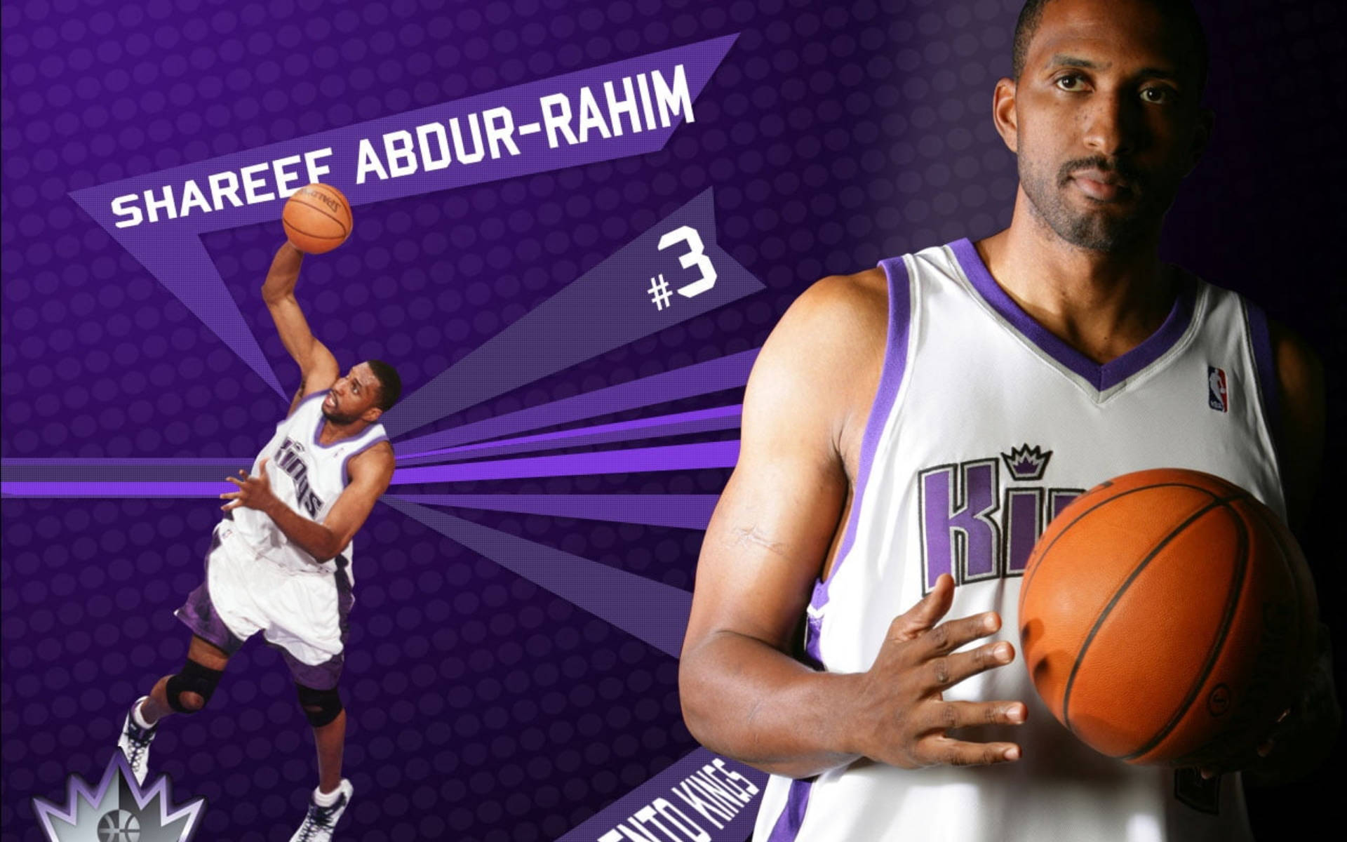 Sacramento Kings Shareef Abdur-rahim Cover Background