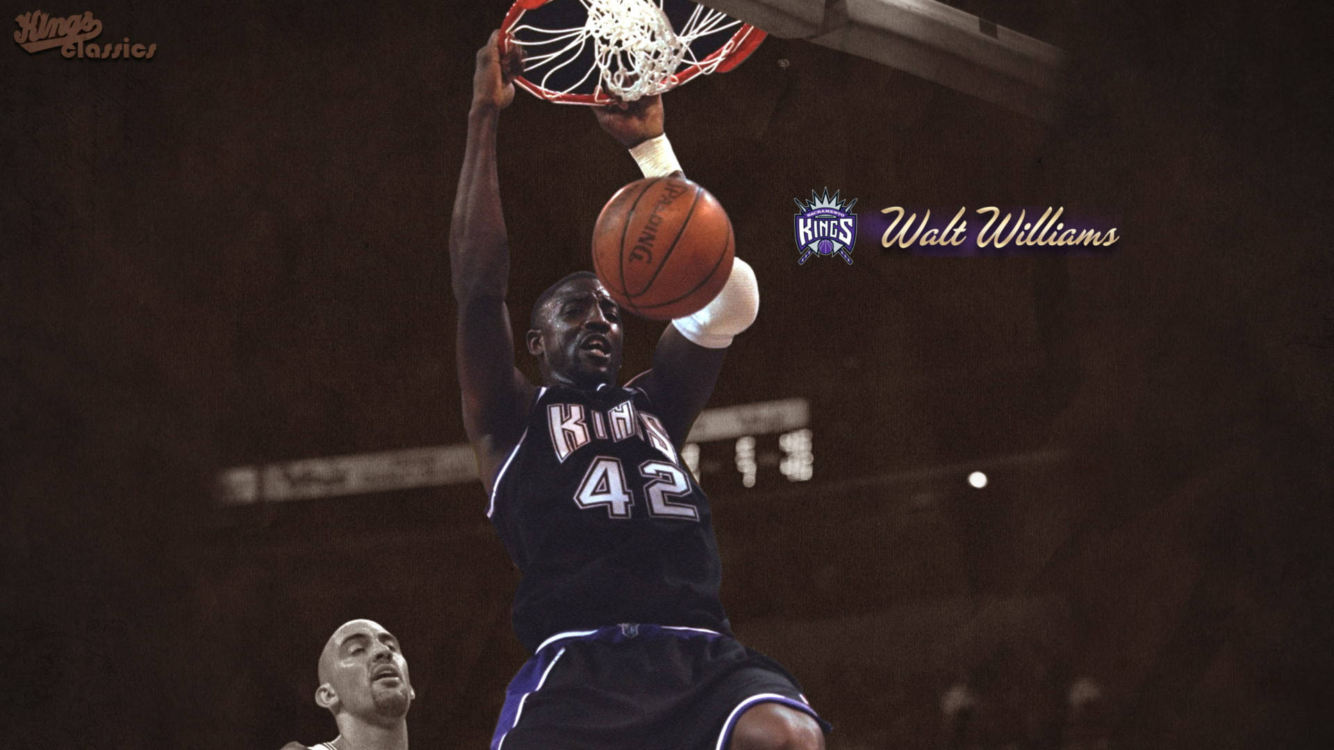Sacramento Kings Walt Williams Selective Shot Background