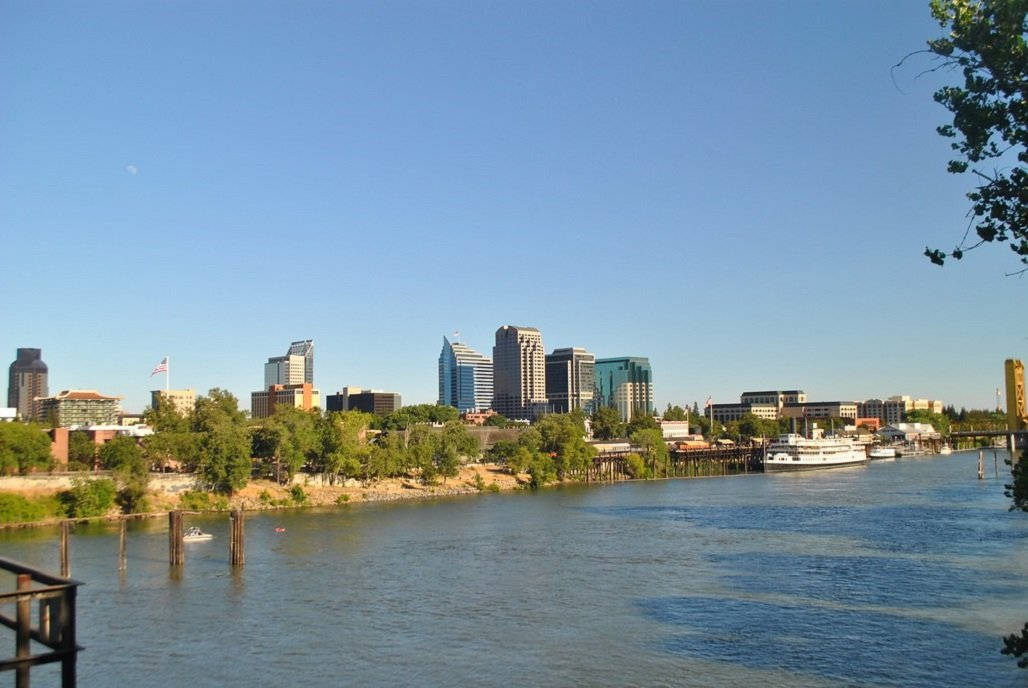 Sacramento Riverfront Background