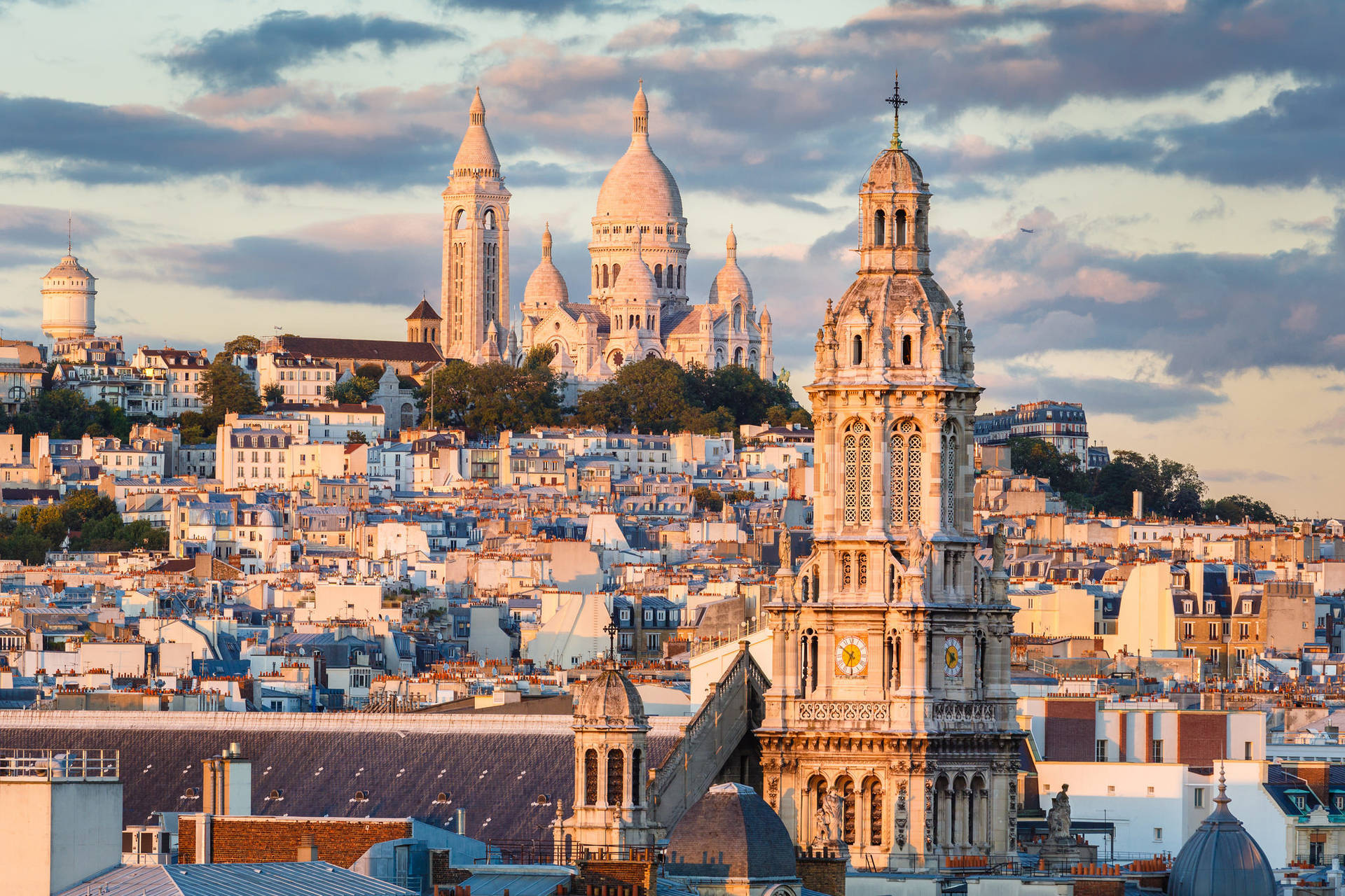 Sacre Coeur Montmartre France Background