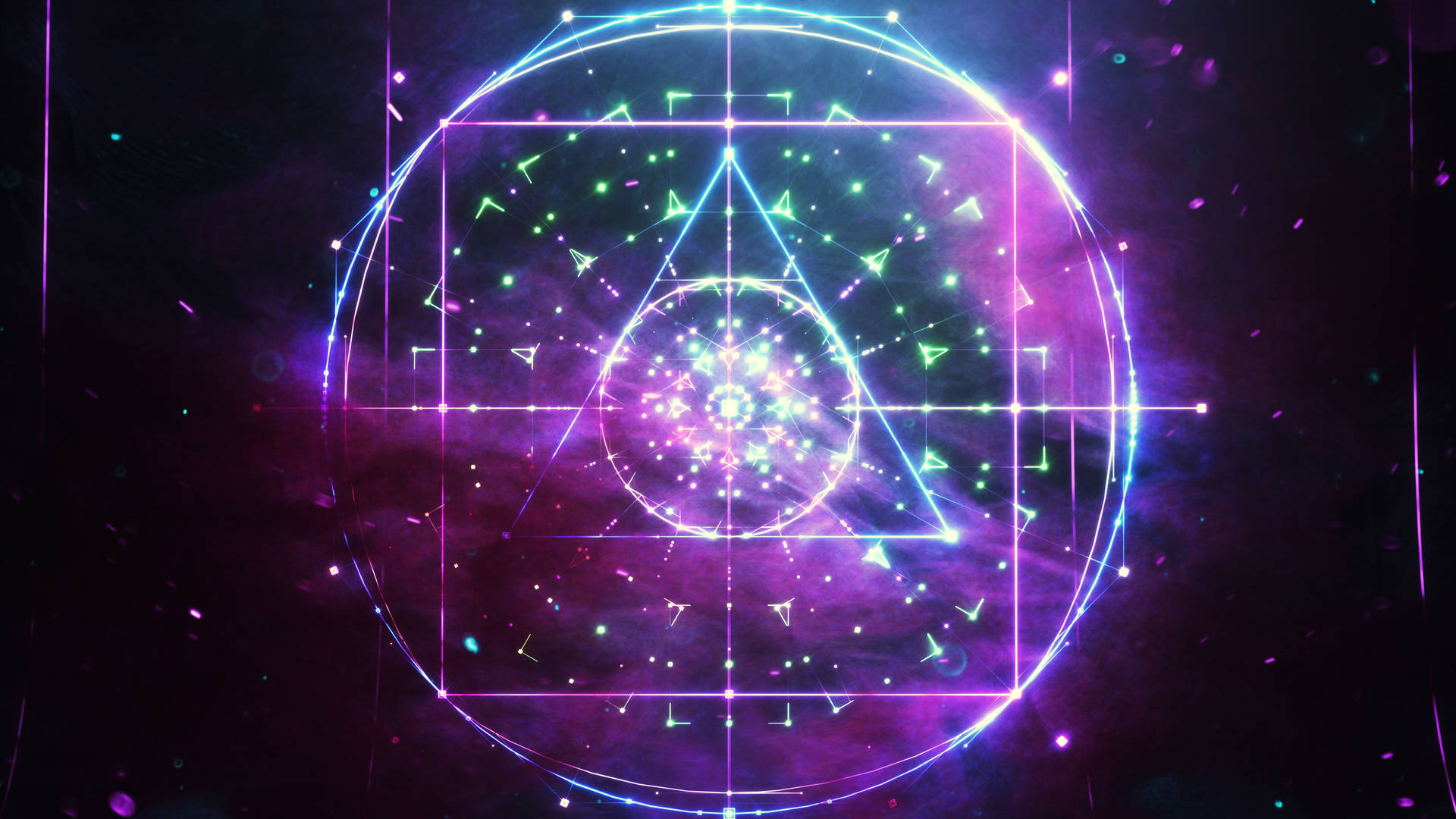 Sacred Geometry Spiritual Aesthetic Background