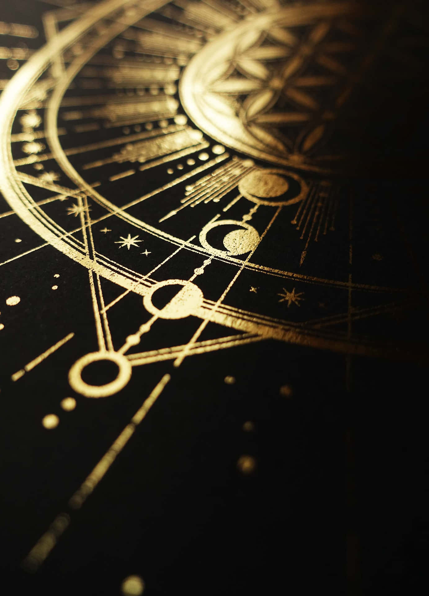 Sacred Geometry Symbol - The Flower Of Life Background
