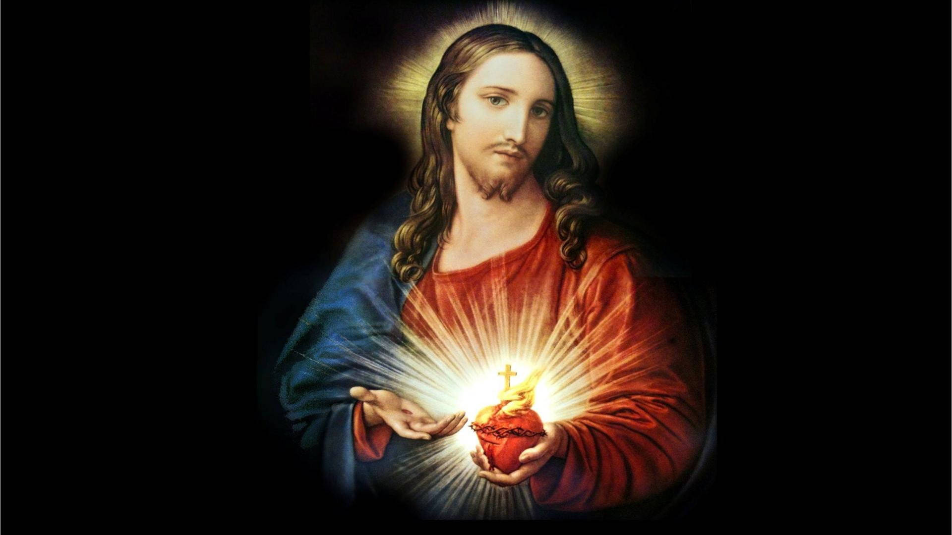 Sacred Heart Jesus Desktop Background