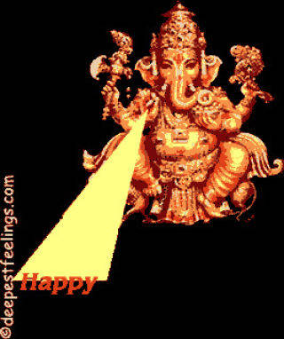 Sacred Moment With Ganpati Bappa Background