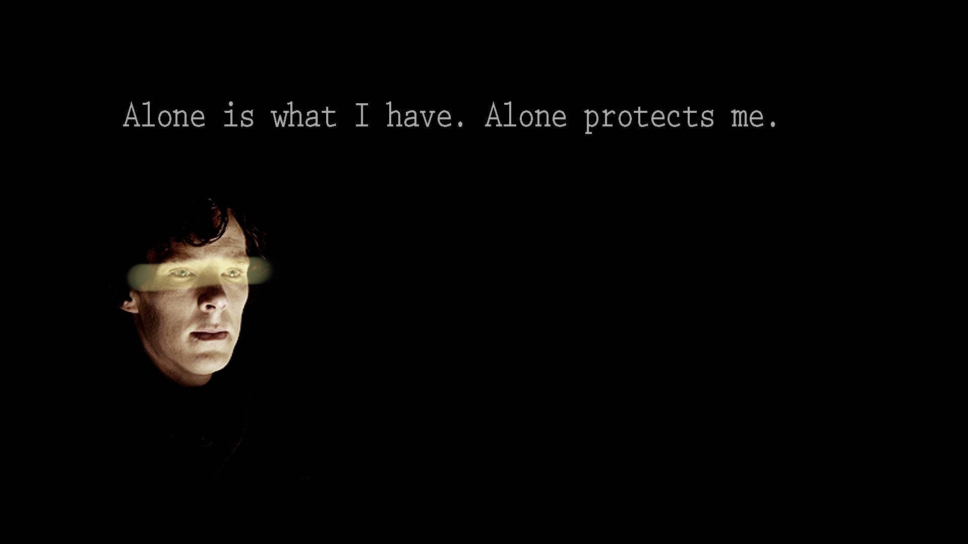 Sad Aesthetic Standing Alone Quote Background