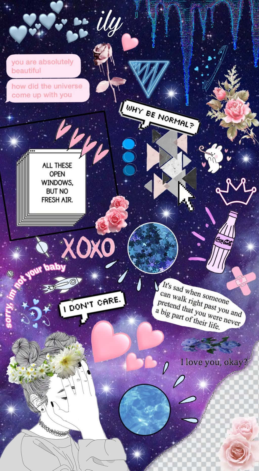 Sad Aesthetic Tumblr Mood Board