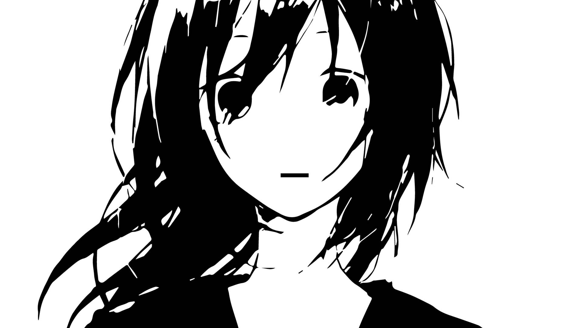 Sad Anime 4k Girl Looking Shocked Background