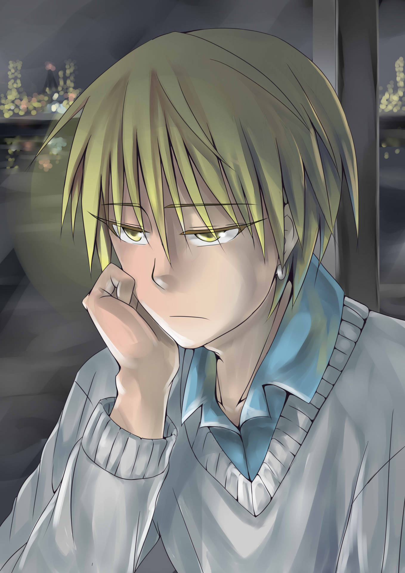 Sad Anime Boy Kise Ryota Background