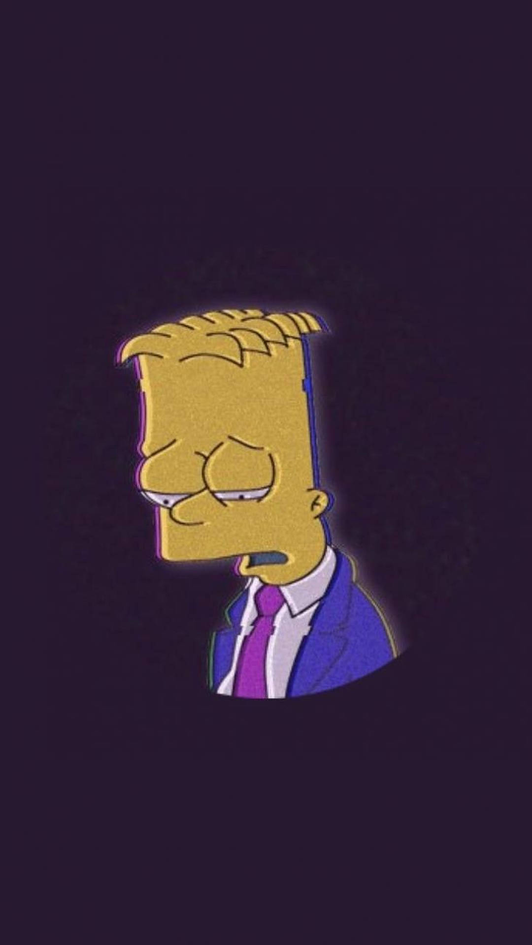 Sad Bart Simpsons Tuxedo Background