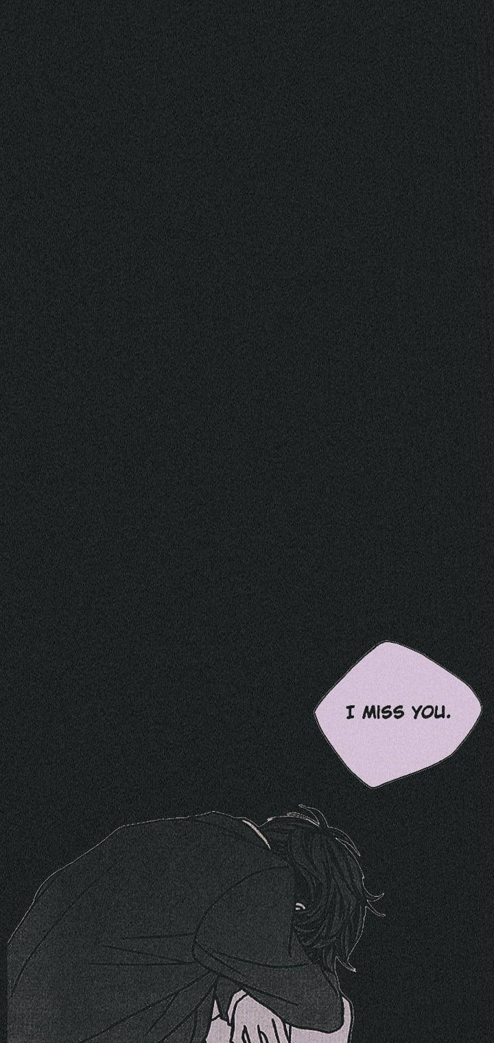 Sad Boy Anime I Miss You Background