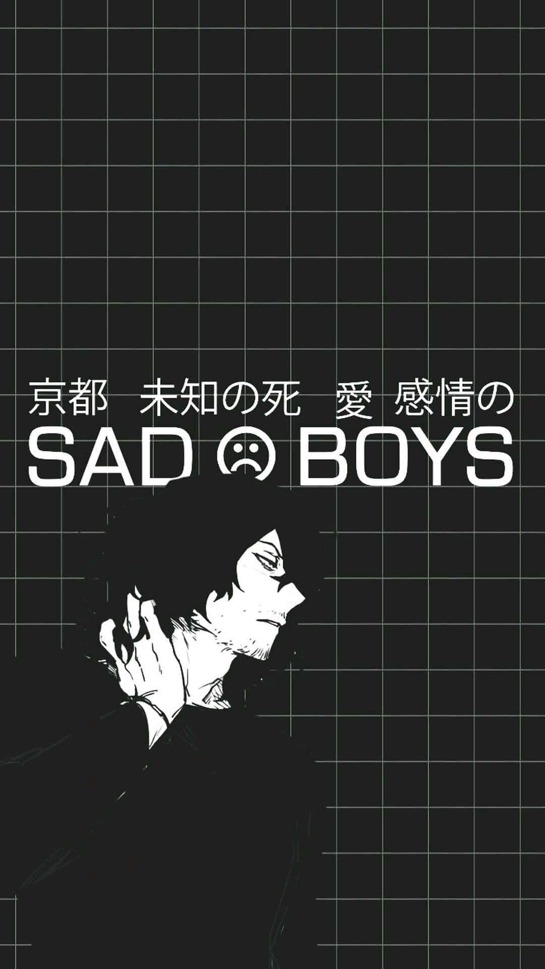 Sad Boys Japanese Aesthetic Black Background