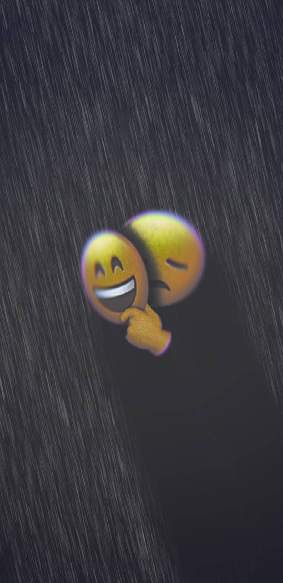 Sad Cartoon Emoji Mask