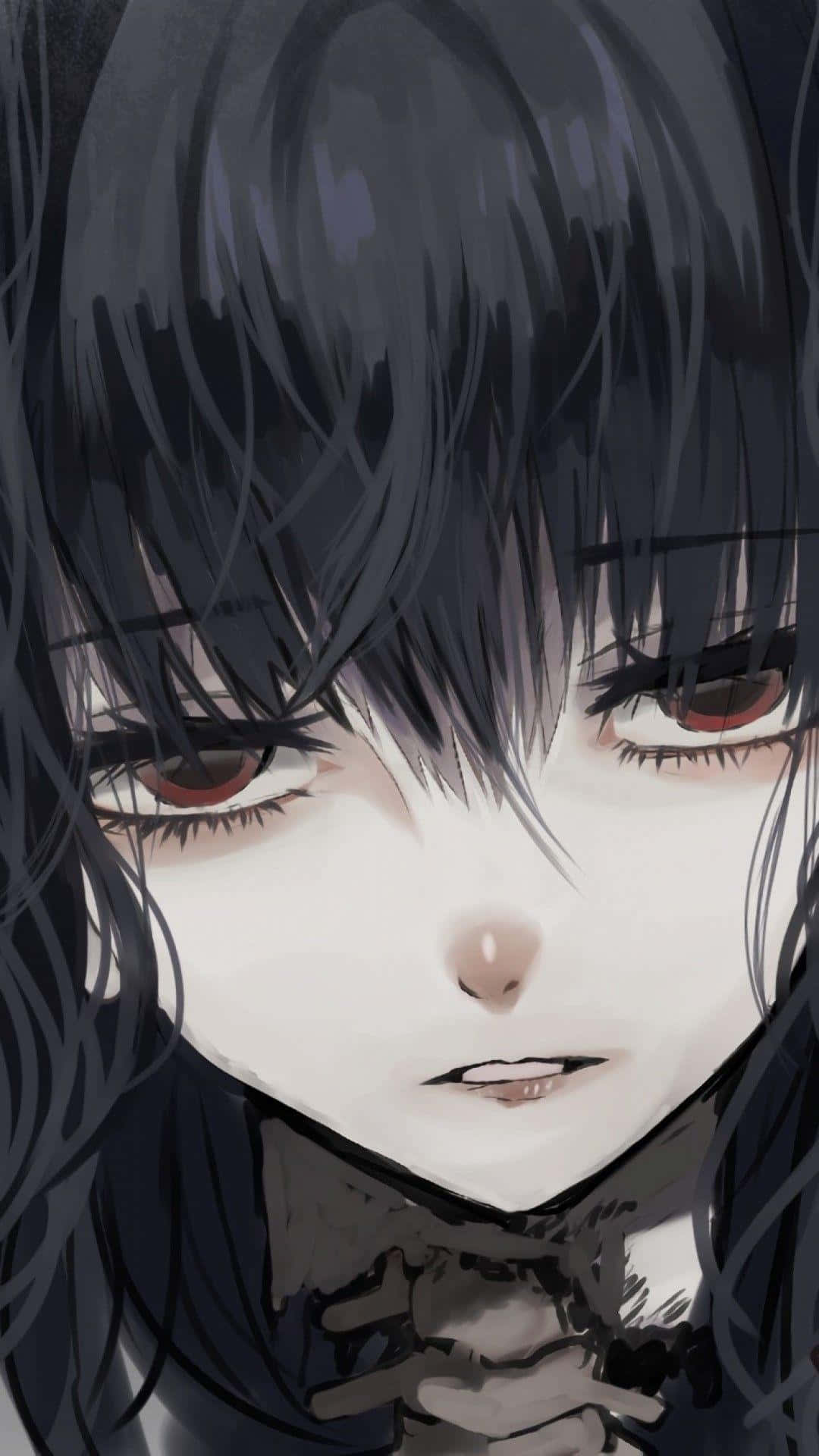 Sad Depressing Anime Gothic Emo Girl Background