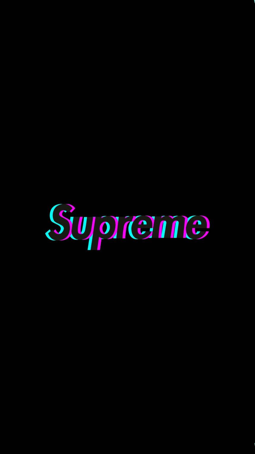 Sad Dope Glitch Supreme Logo