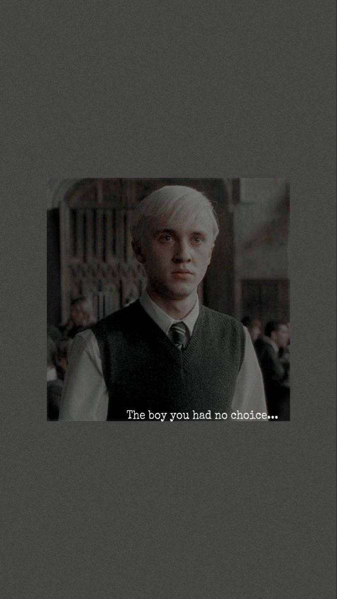 Sad Draco Malfoy Aesthetic