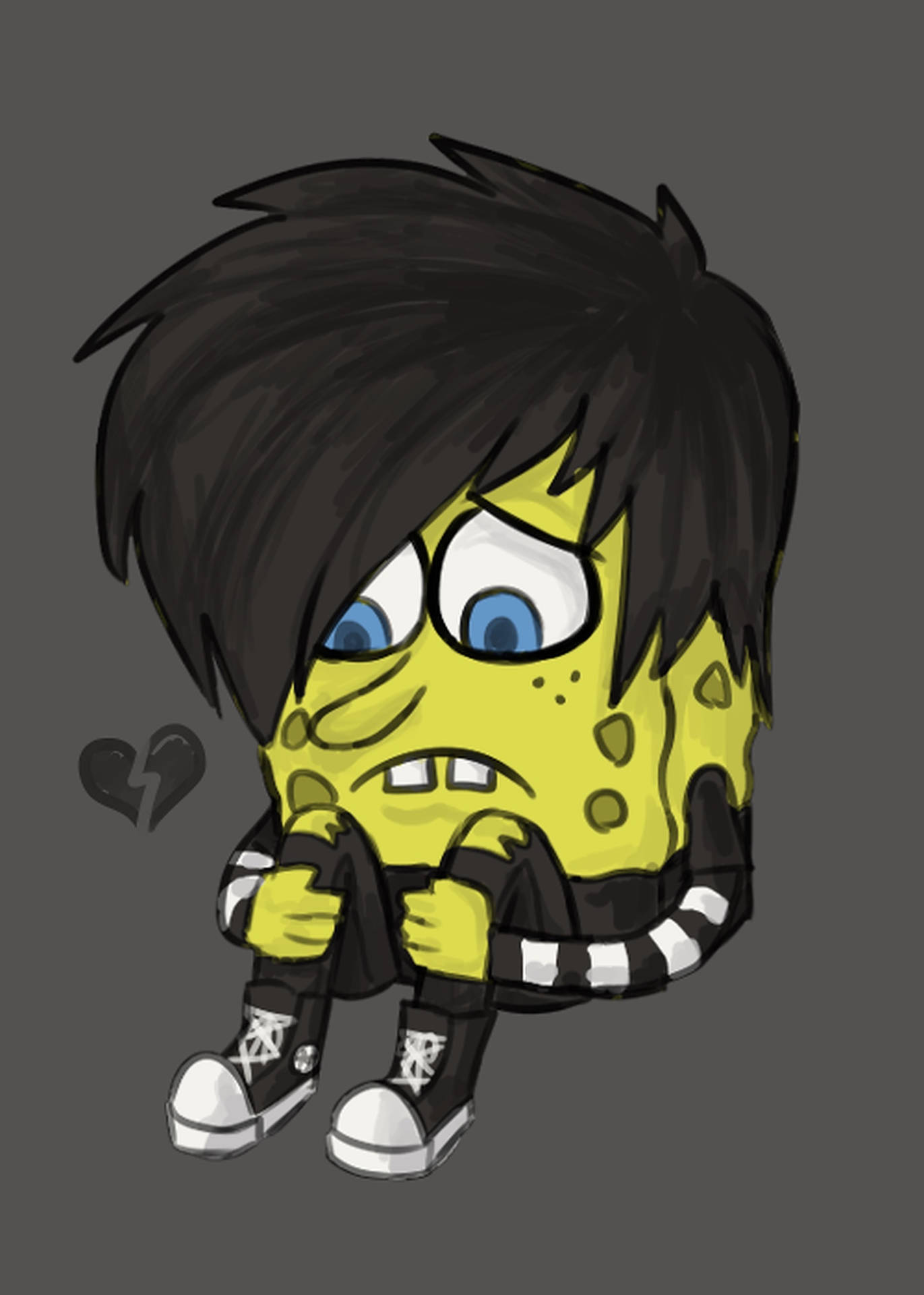 Sad Emo Spongebob Pfp