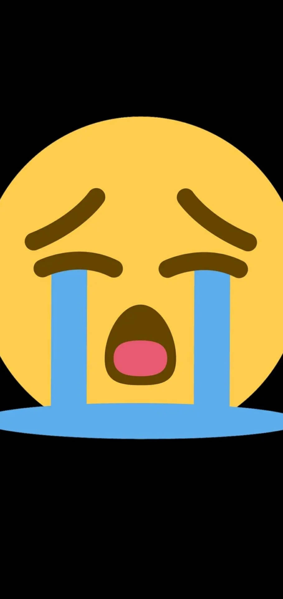 Sad Emoji Crying Background