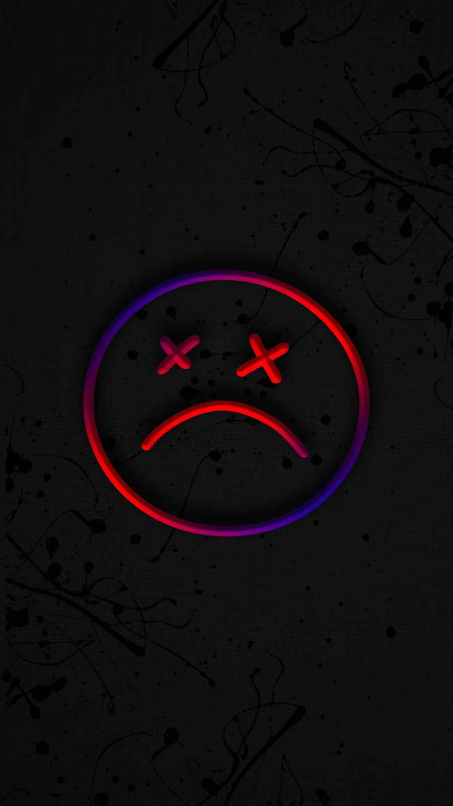 Sad Emoji Face Iphone Background