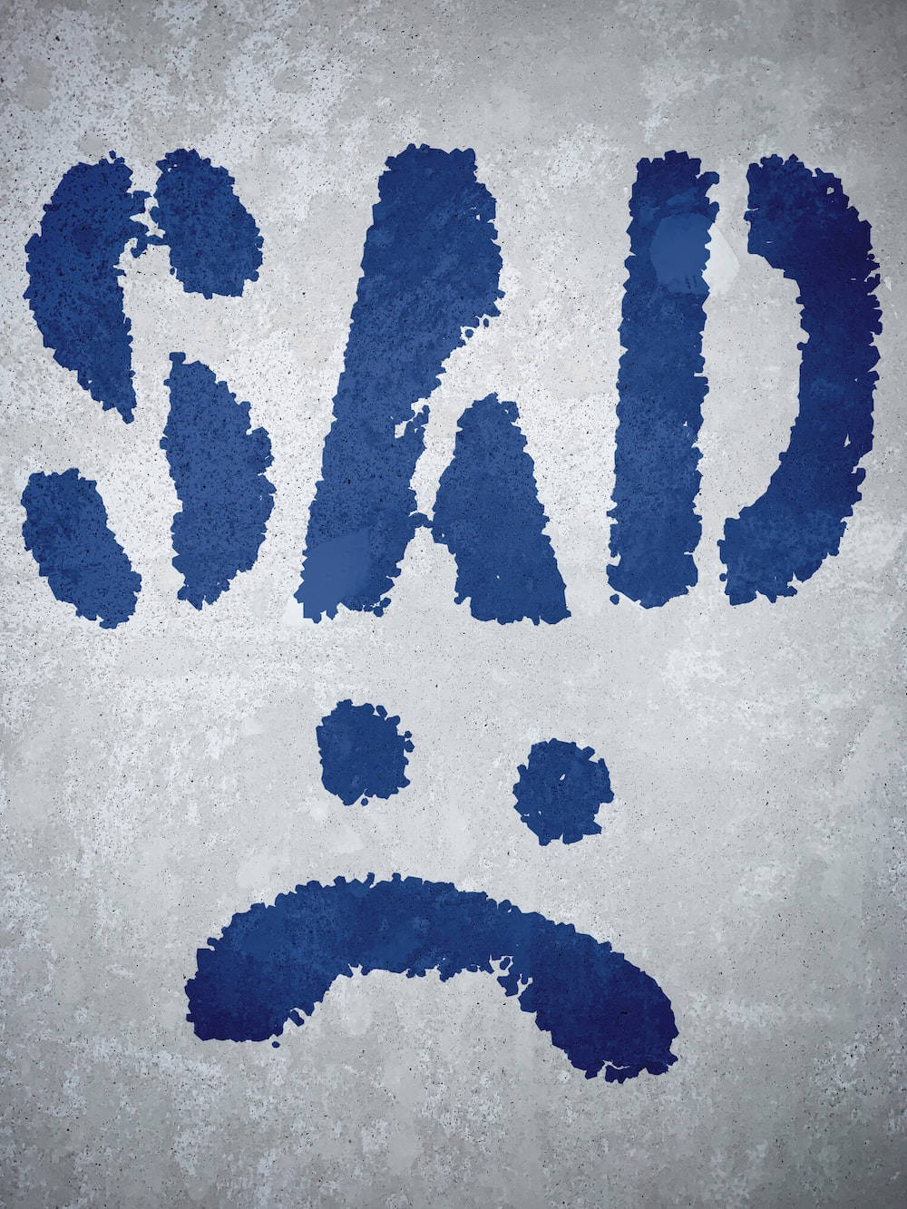 Sad Emoji Sad Word Background