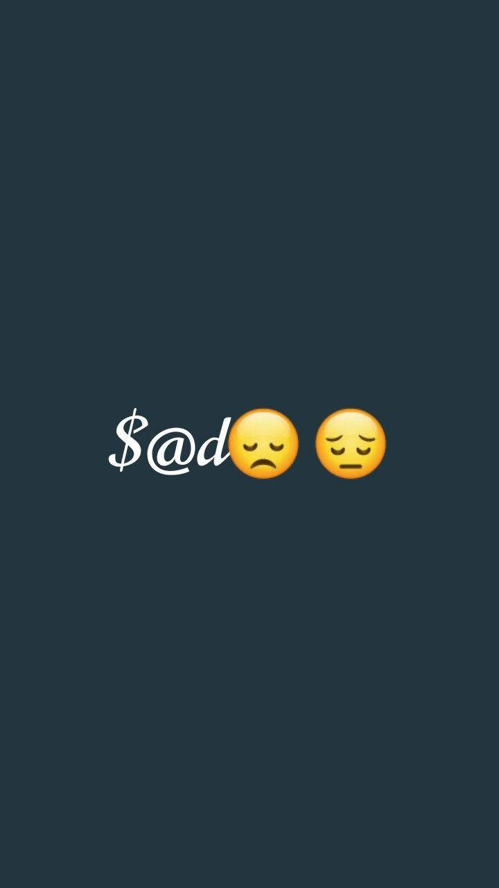 Sad Emojis Mood Off Background