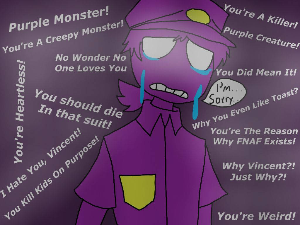Sad Fnaf Purple Guy Background