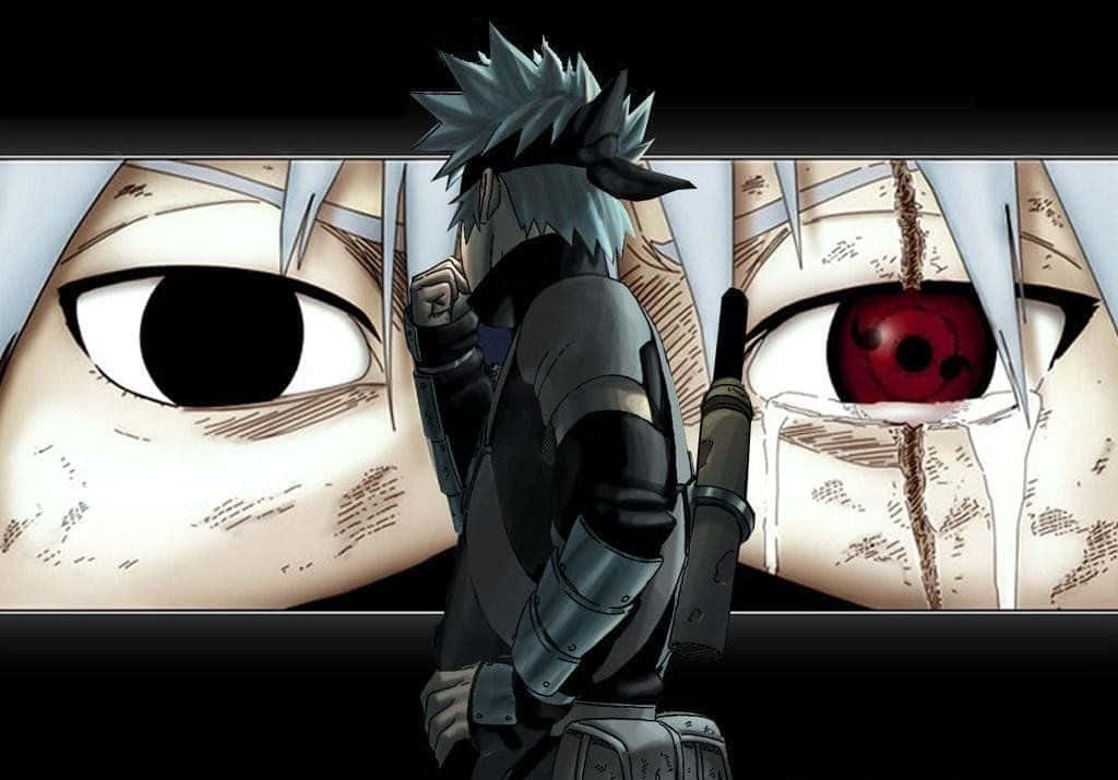 Sad Kakashi Looking Away In Contemplation Background