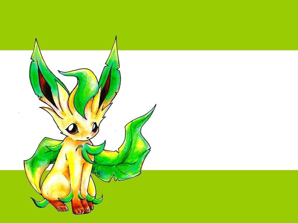 Sad Leafeon Background