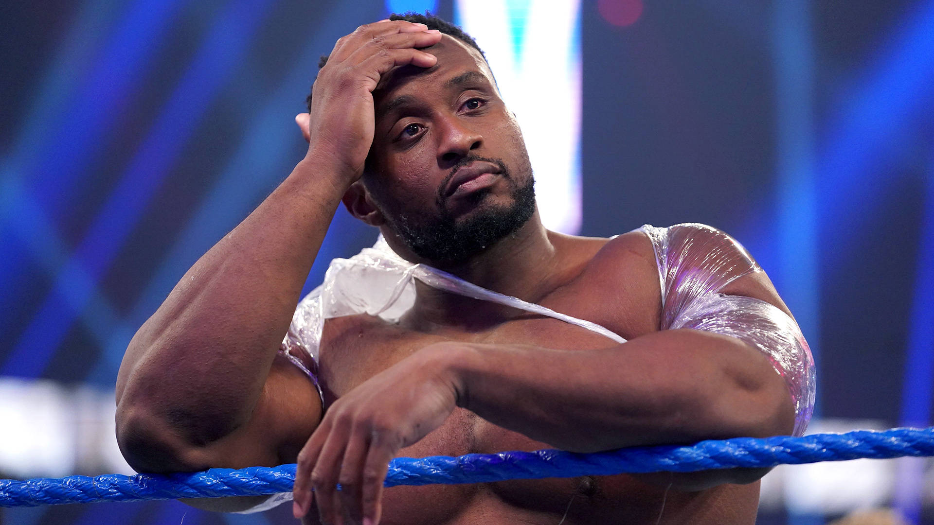 Sad-looking Big E Background