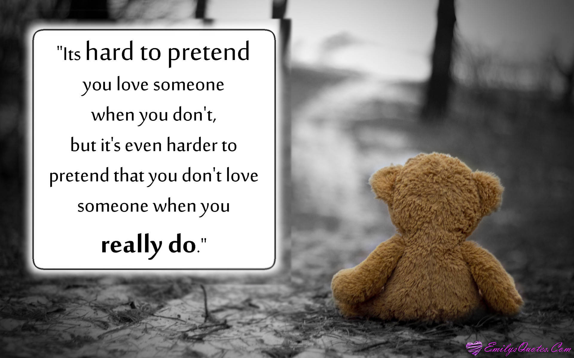 Sad Love Bear