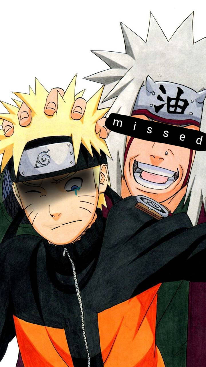 Sad Naruto And Jiraiya Background