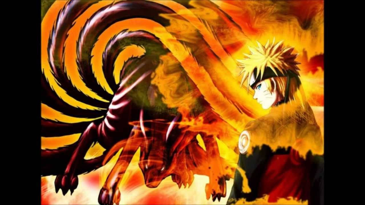 Sad Naruto Kurama Personification Background