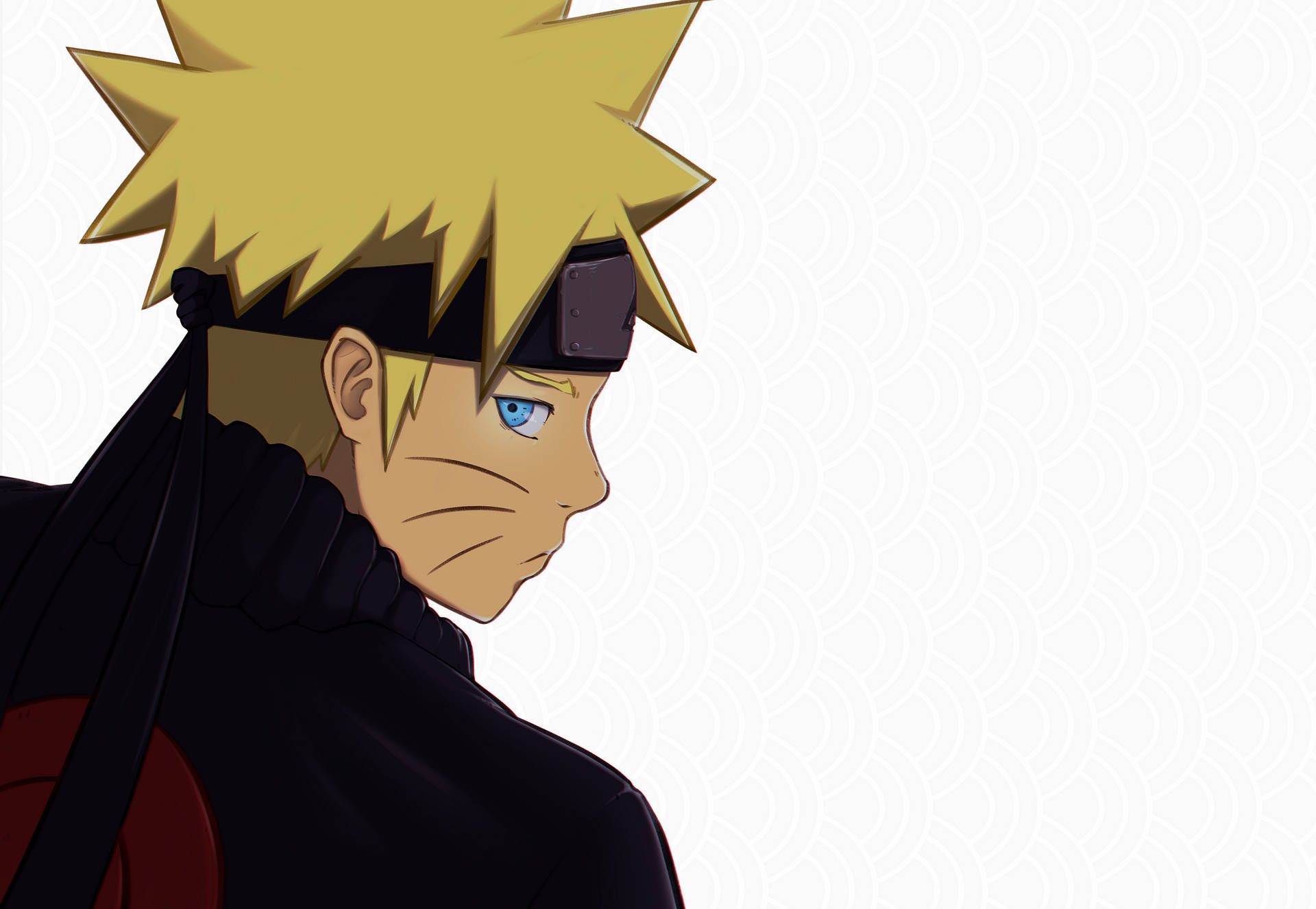 Sad Naruto White Background