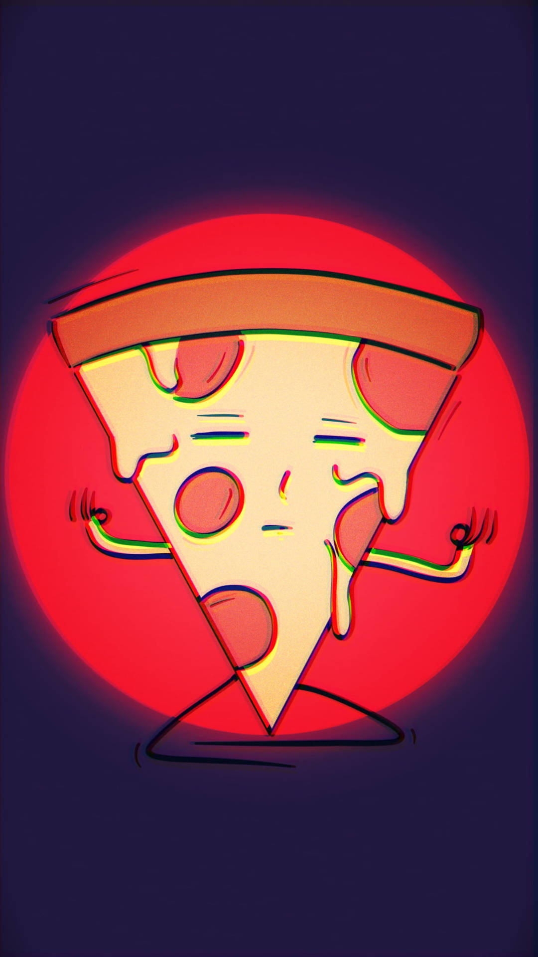 Sad Pizza Food Iphone