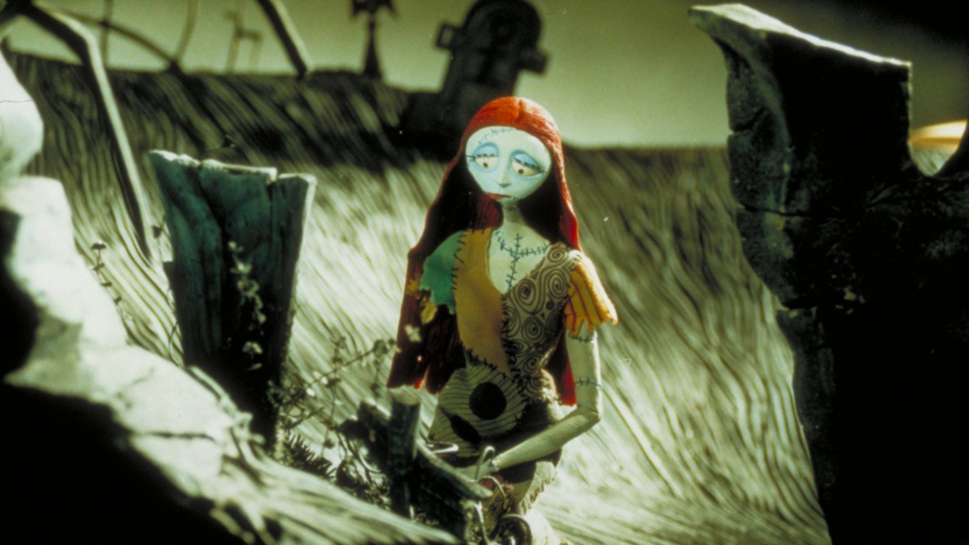 Sad Sally From The Nightmare Before Christmas Background