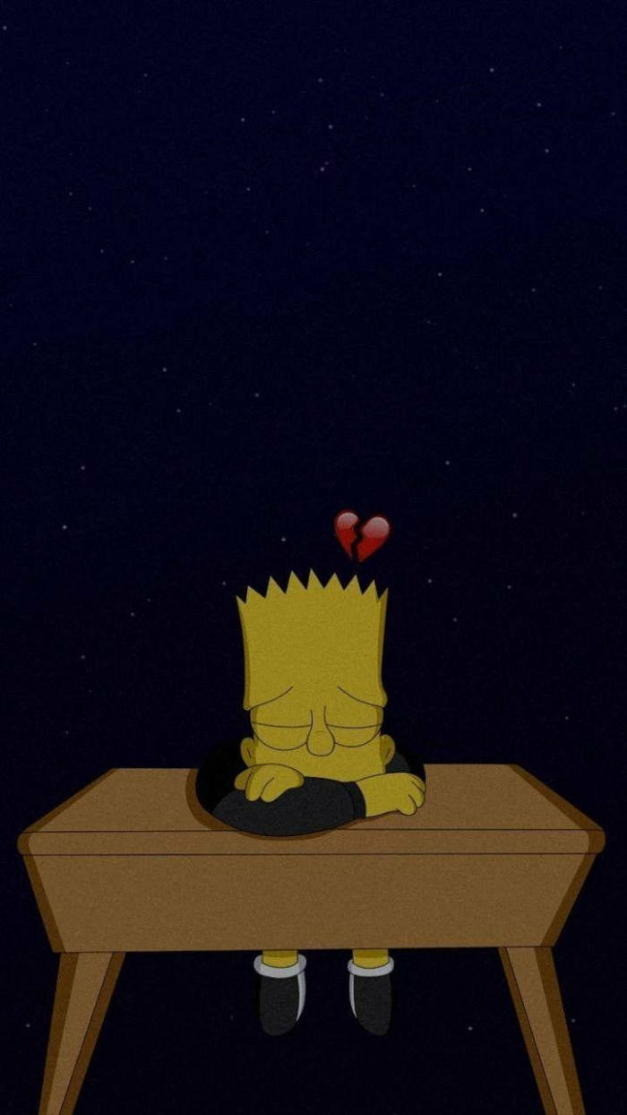 Sad Simpsons Iphone Background