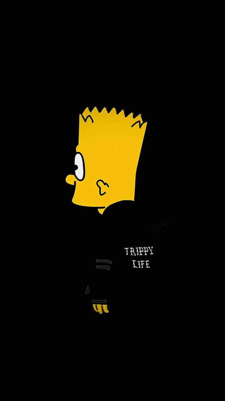 Sad Simpsons Trippy Life Background