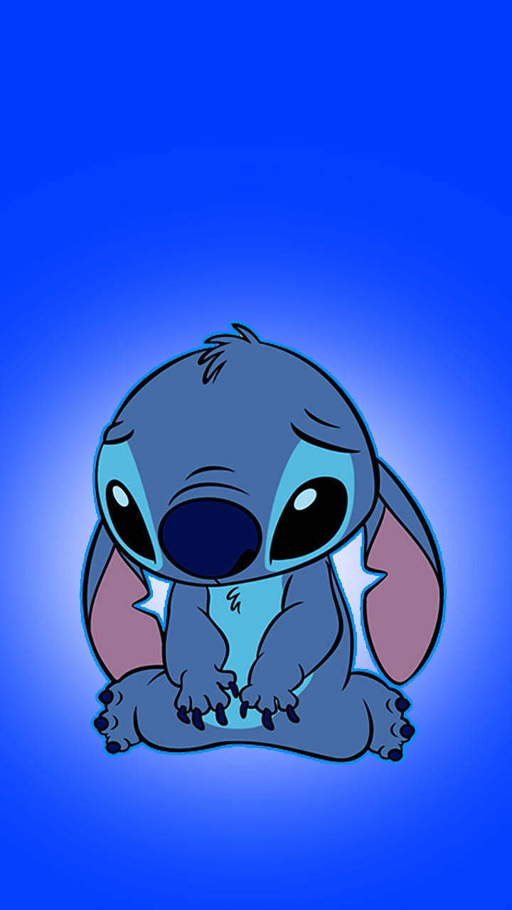 Sad Stitch Galaxy Background