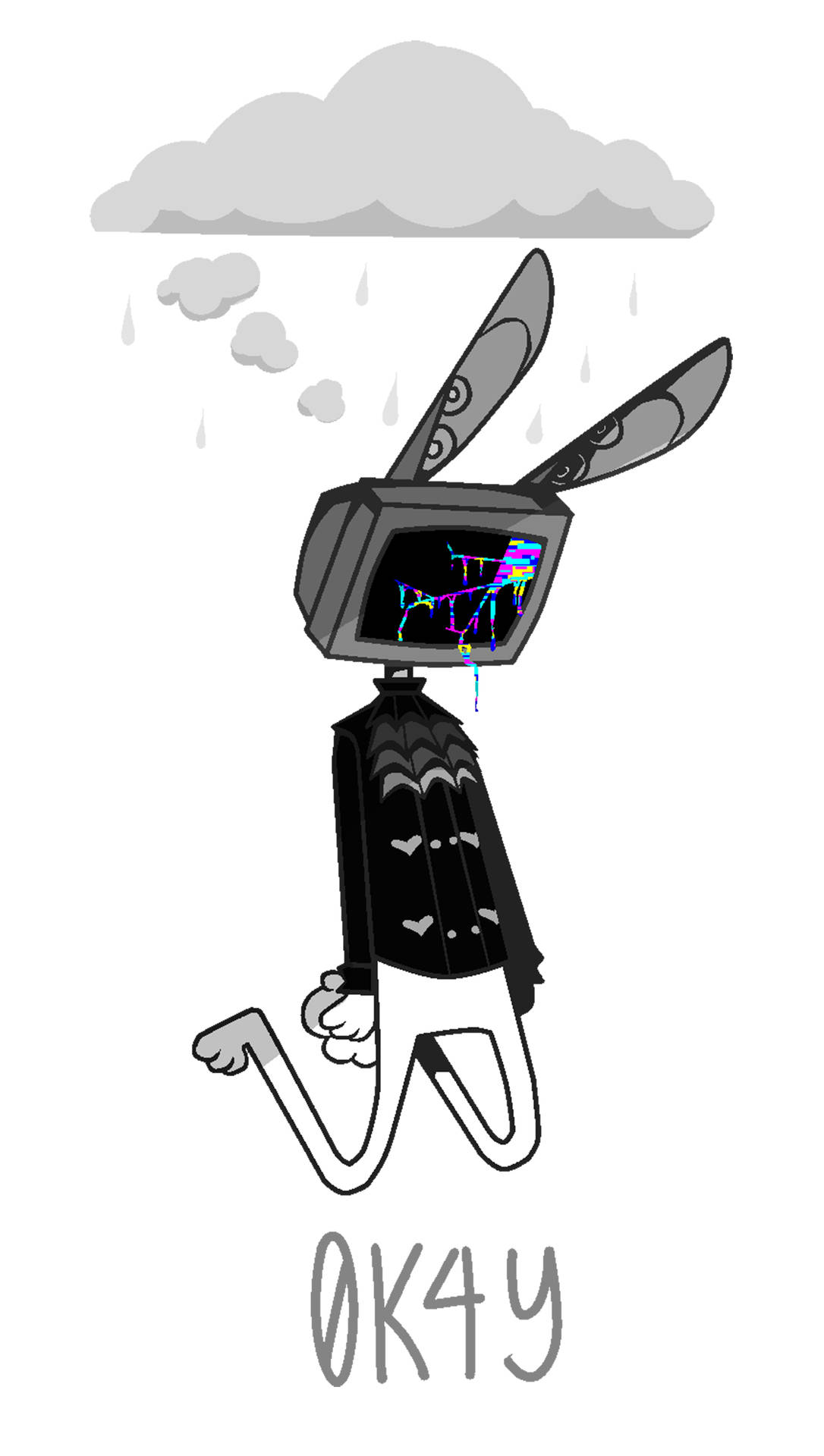 Sad Tv Head Bunny