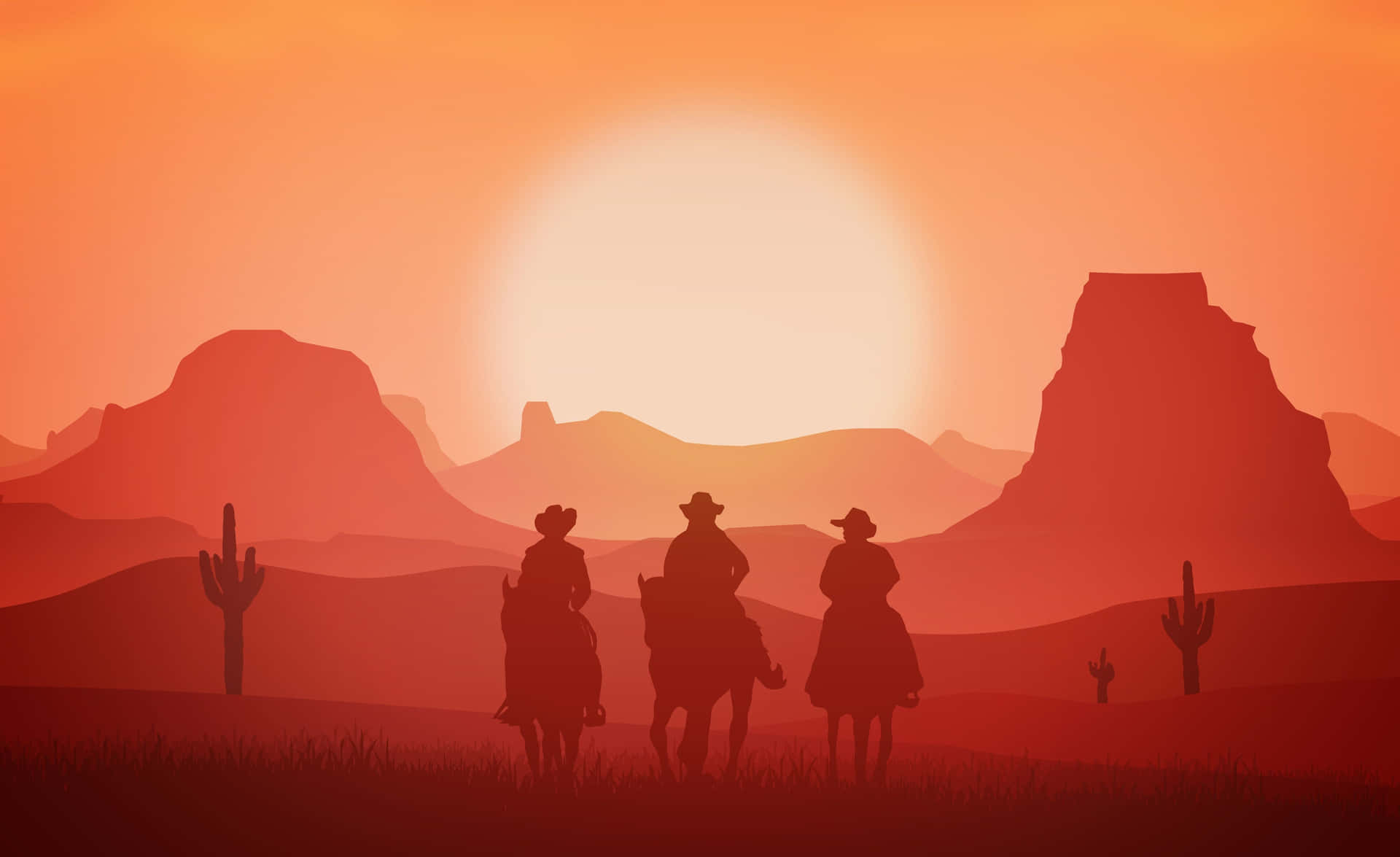 Saddle Up And Ride Into The Cowboy Adventure Of Your Life Background