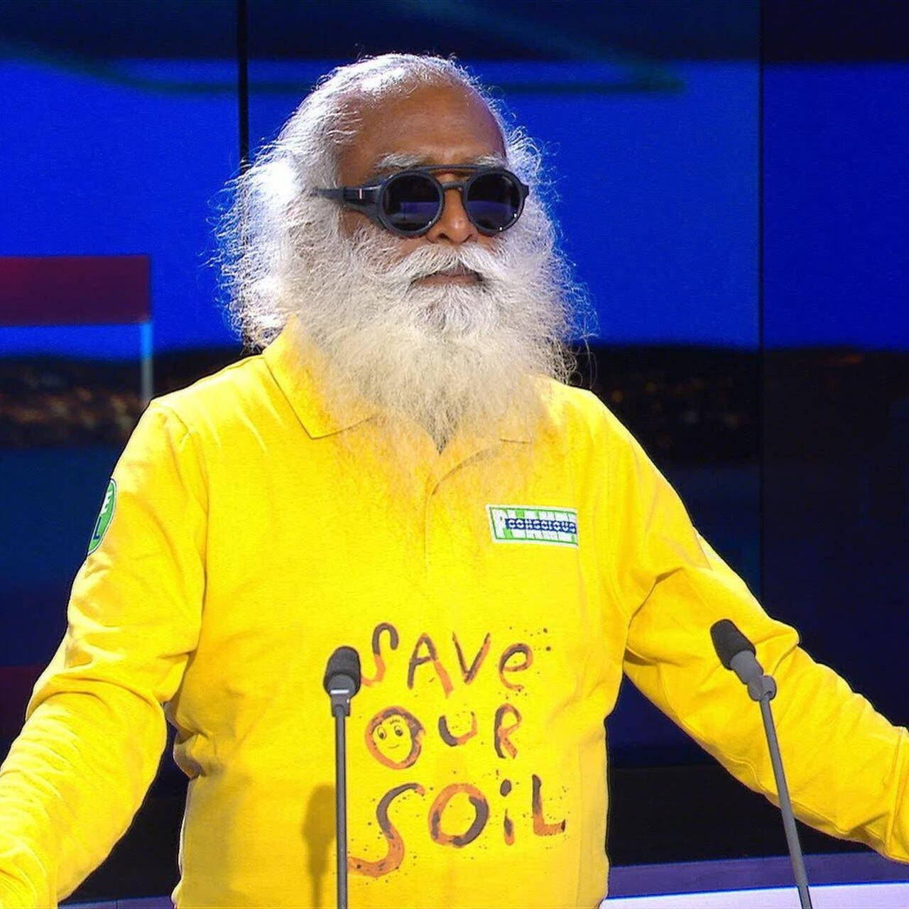 Sadhguru Save Our Soil Shirt Background