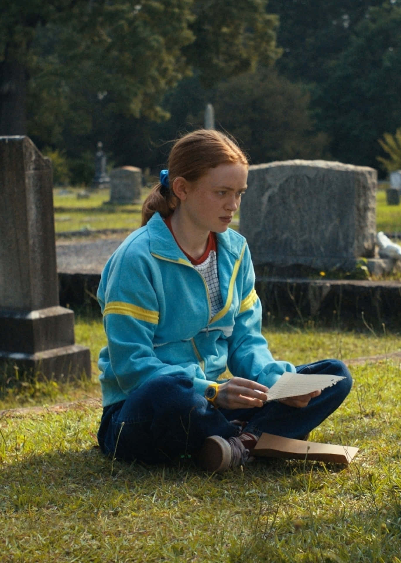 Sadie Sink Scene Stranger Things Pfp Background