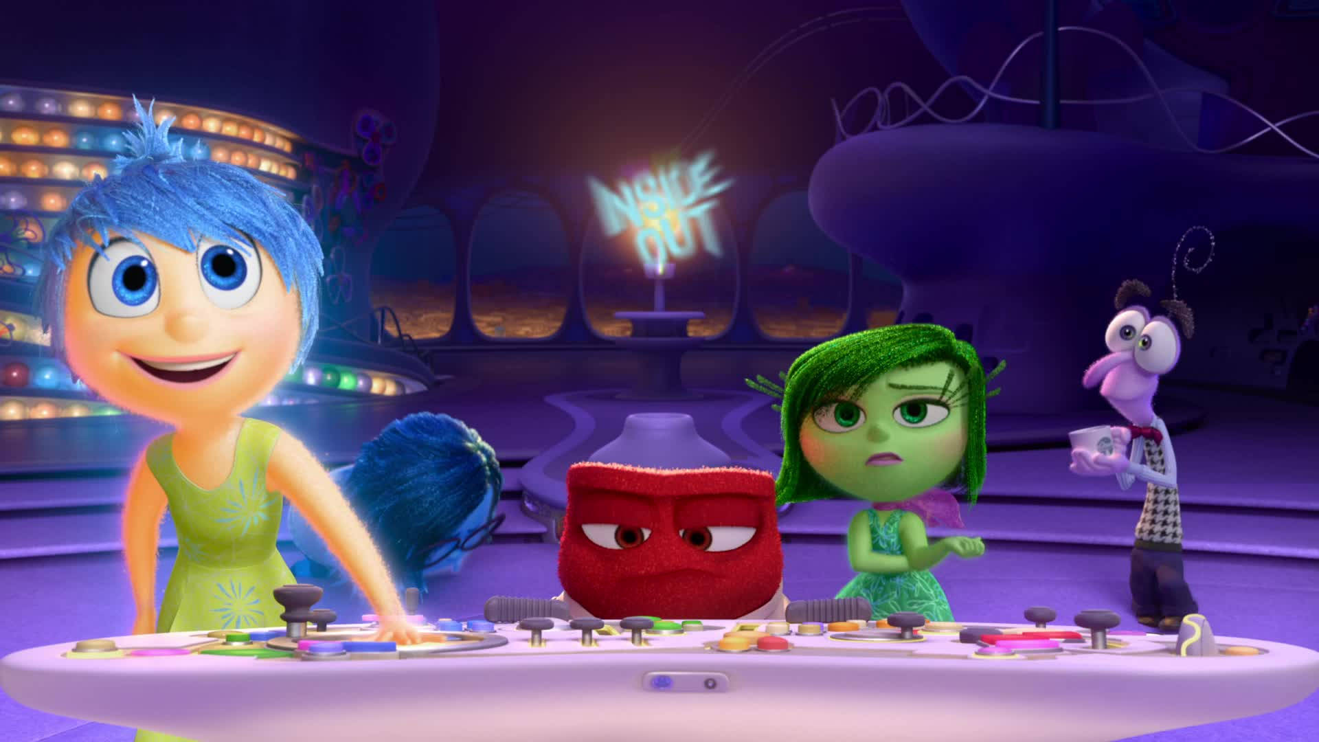 Sadness Inside Out On The Floor Background