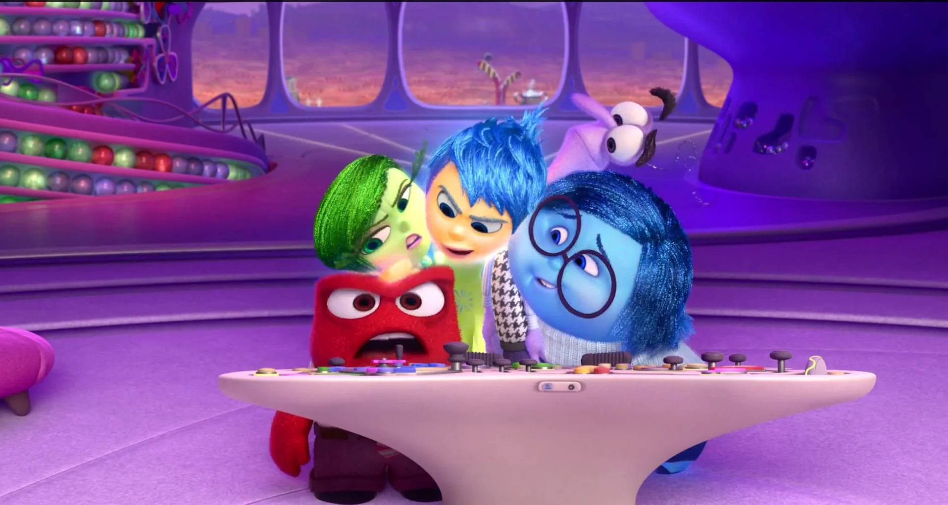 Sadness Inside Out With Friends Background