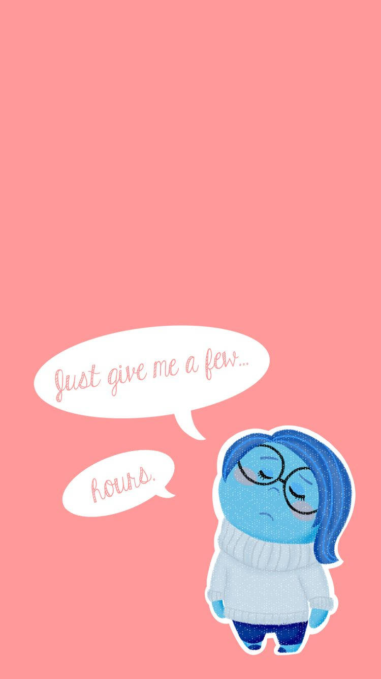 Sadness's Cute Pout Background