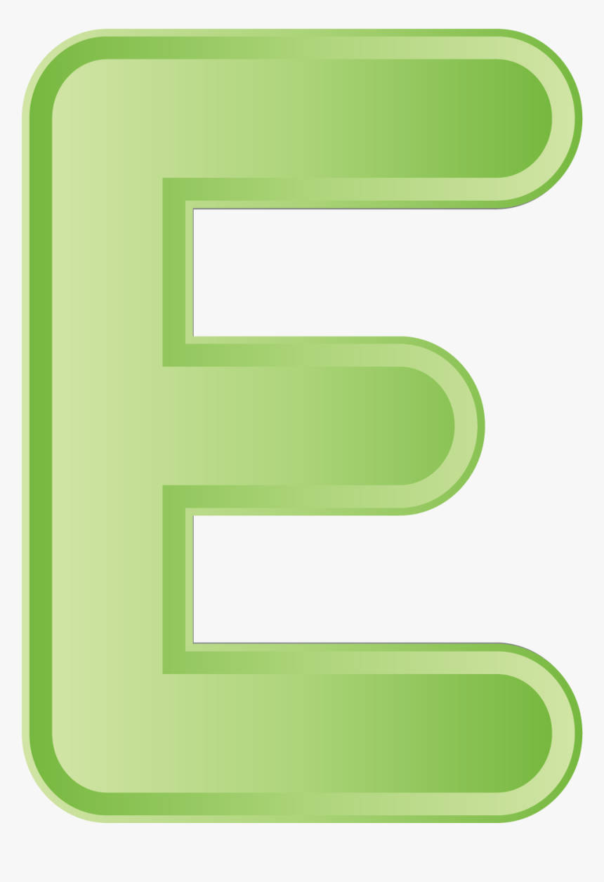 Sage Green Letter E Background
