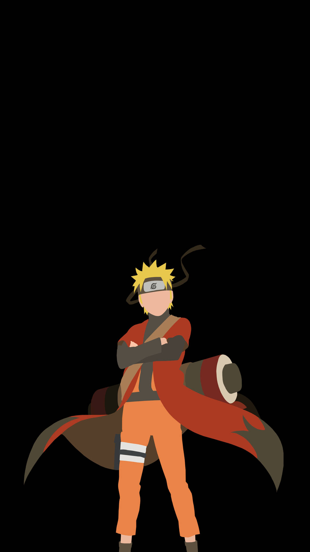 Sage Mode Vector Naruto Phone Background