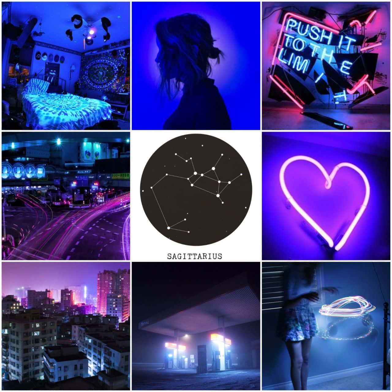Sagittarius Aesthetic Constellation Background