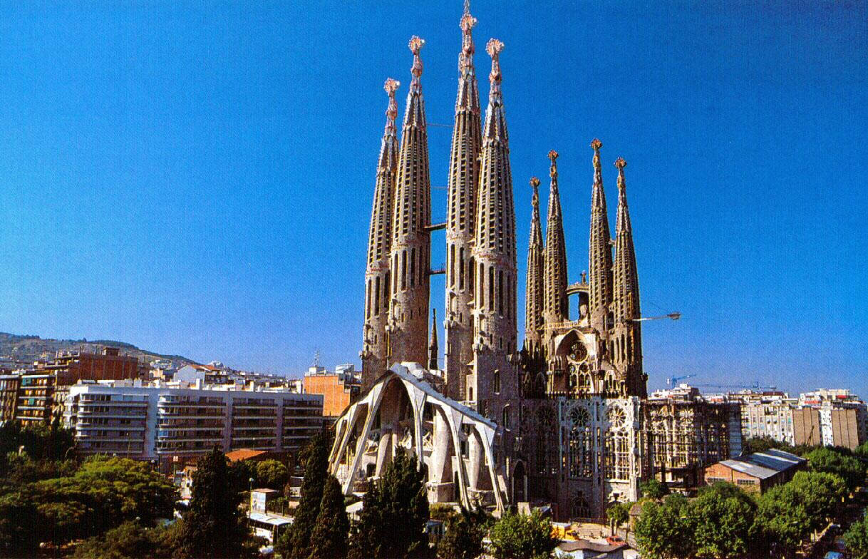 Sagrada Familia Front From Angle